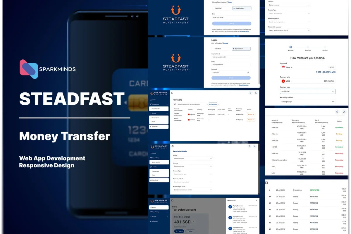 Money Transfer Platform – STEADFAST