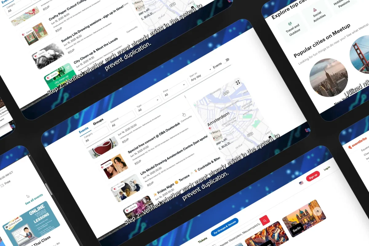 AI Agent – Scraping Events Data