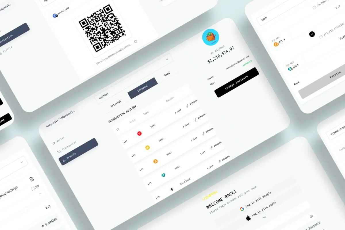 VINPAY – Multiple Platform Crypto Wallet