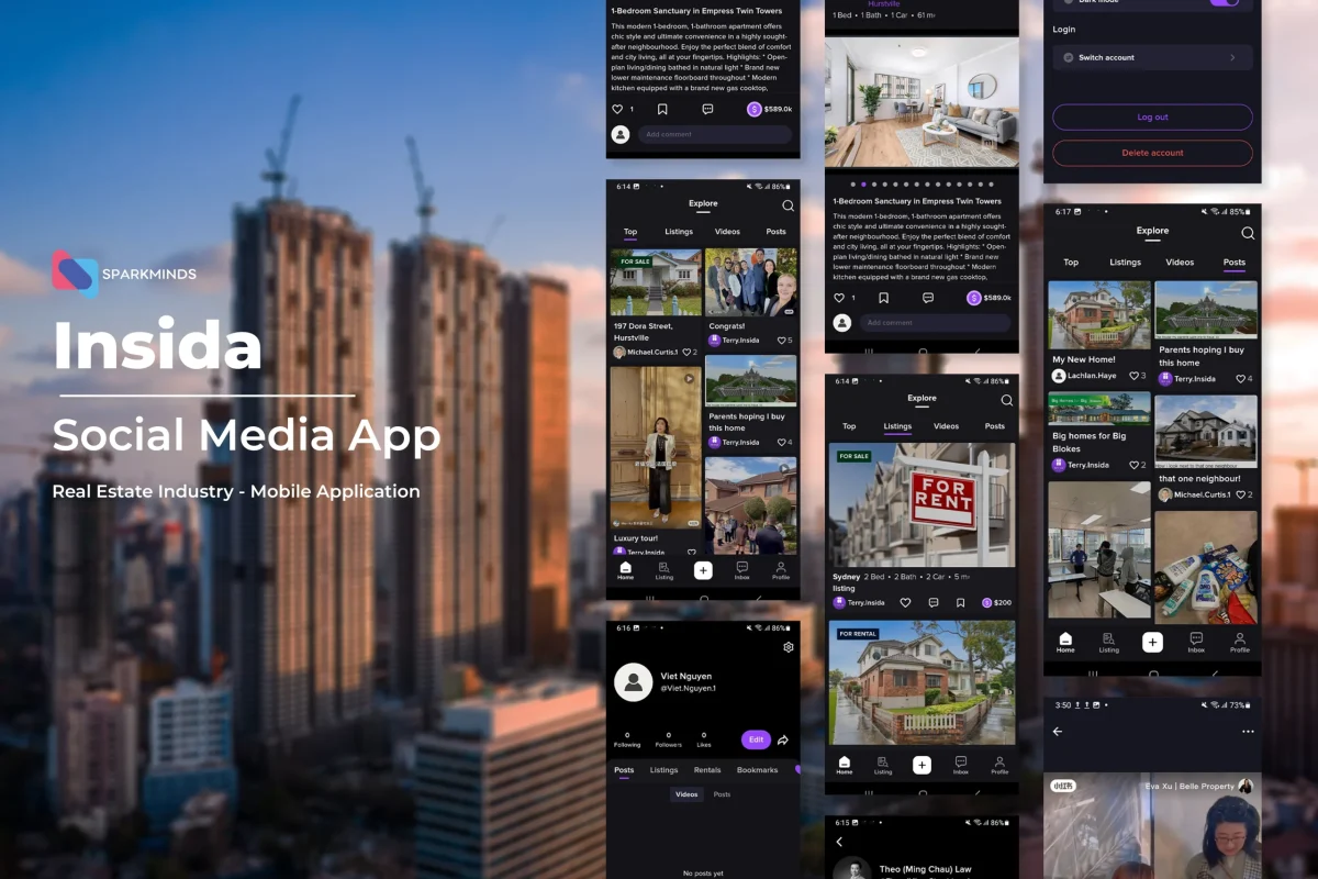 Social Media Platform – Insida